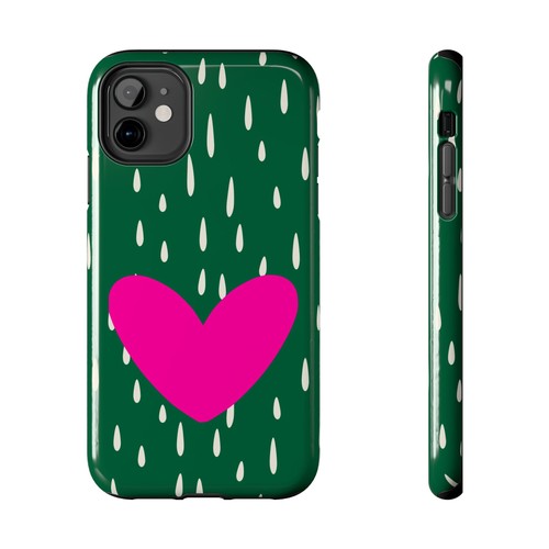 Hot pink heart custodia - |,