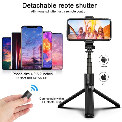 Treppiede estensibile selfie - treppiede,